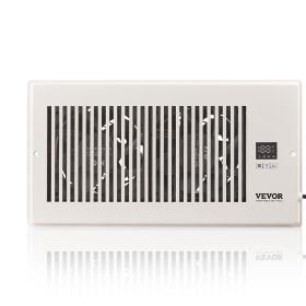 VEVOR Register Booster Fan, Quiet Vent Booster Fan Fits 6' x 12' Register Holes, with Remote Control and Thermostat Control